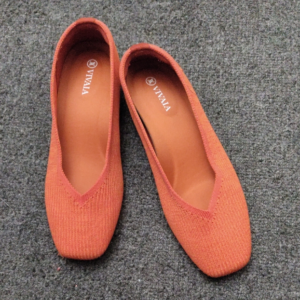 VIVAIA Women's Knit Ballet Flats